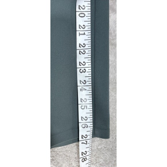 Athleta Endless High Rise Pant Womens Sz 18 Moss Green Stretch Zip Pocket Travel - Picture 9 of 11